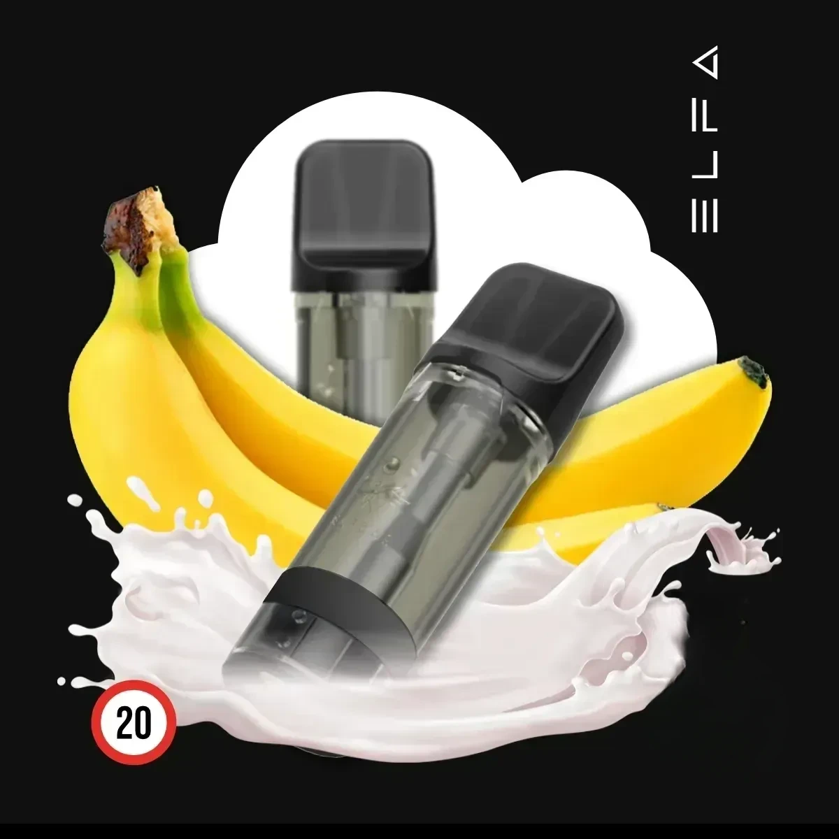 2x ELF BAR ELFA CP Prefilled Pod Banana - 20 mg