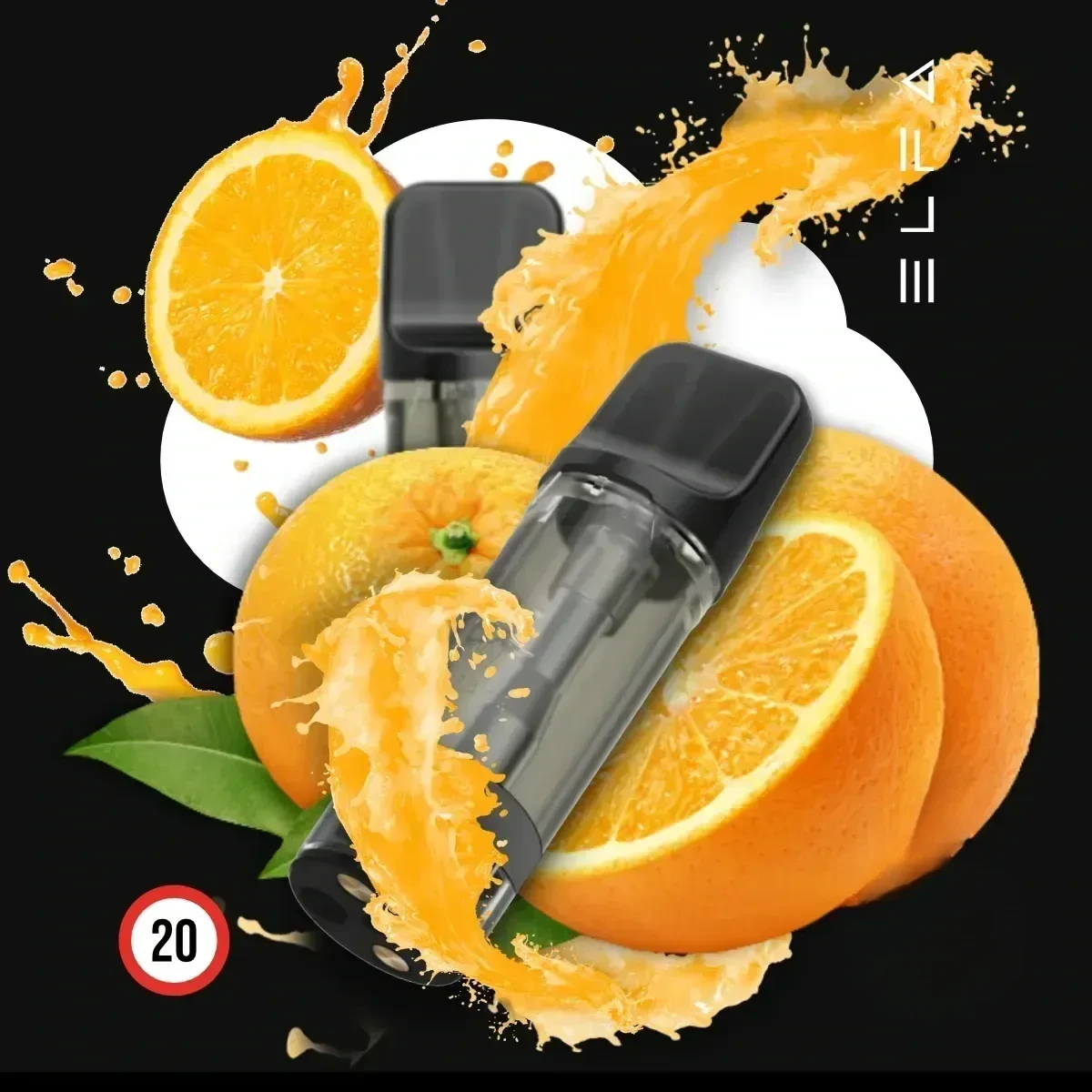 2x ELF BAR ELFA CP Prefilled Pod Orange - 20 mg
