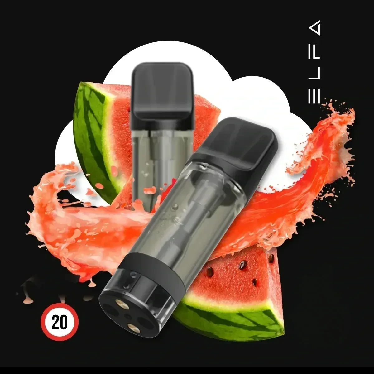 2x ELF BAR ELFA CP Prefilled Pod Watermelon - 20 mg