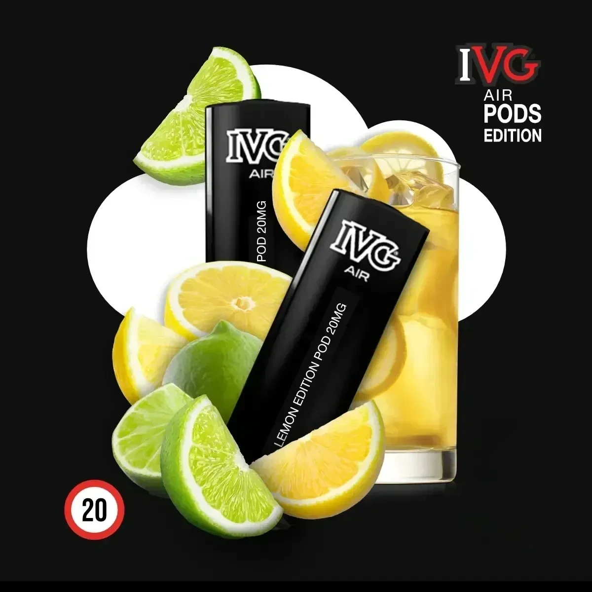 2x IVG Air Lemon Edition Prefill Pod-Coils - 2 ml