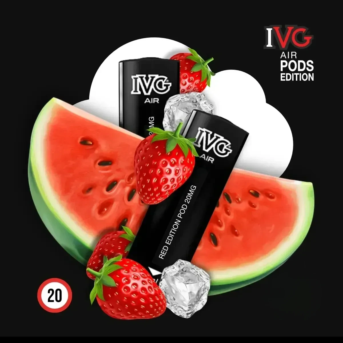 2x IVG Air Red Edition Prefill Pod-Coils - 2 ml