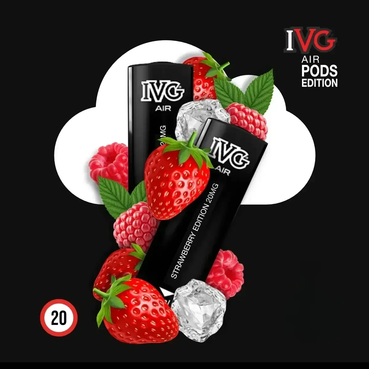 2x IVG Air Strawberry Edition Prefill Pod-Coils - 2 ml