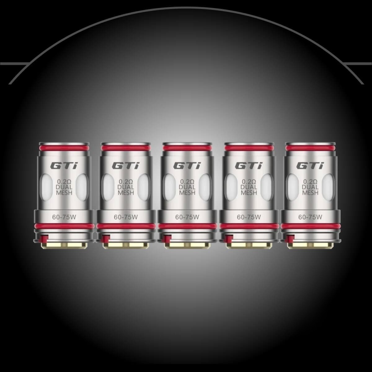 5x Vaporesso GTi Dual Mesh Coil Verdampferkopf