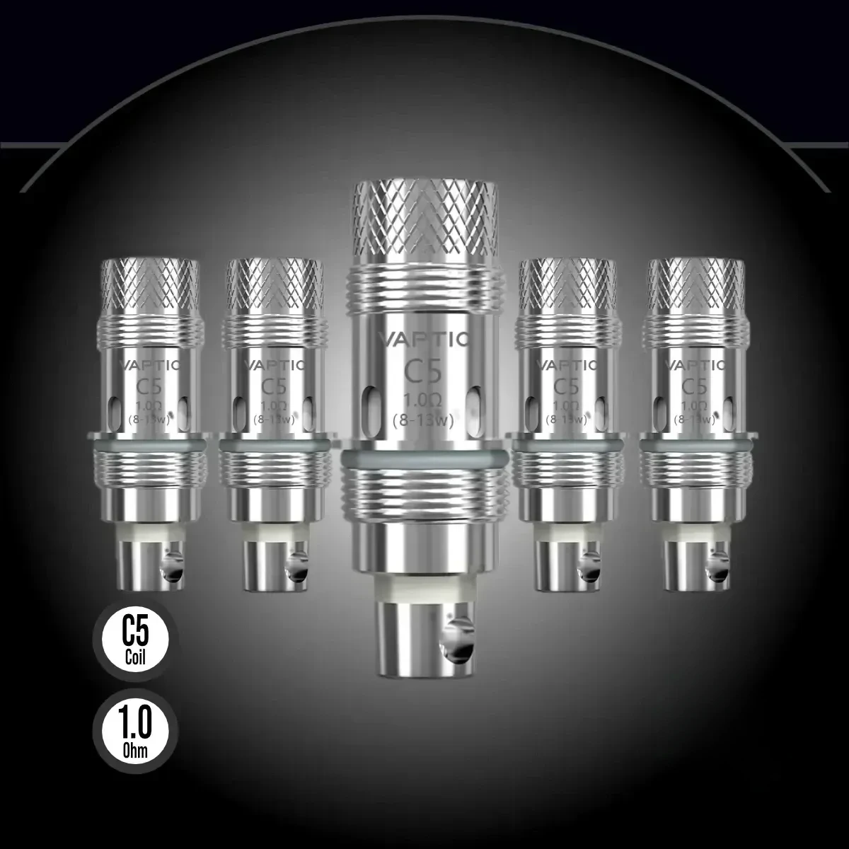 5x Vaptio Cosmo C Coil Verdampferkopf