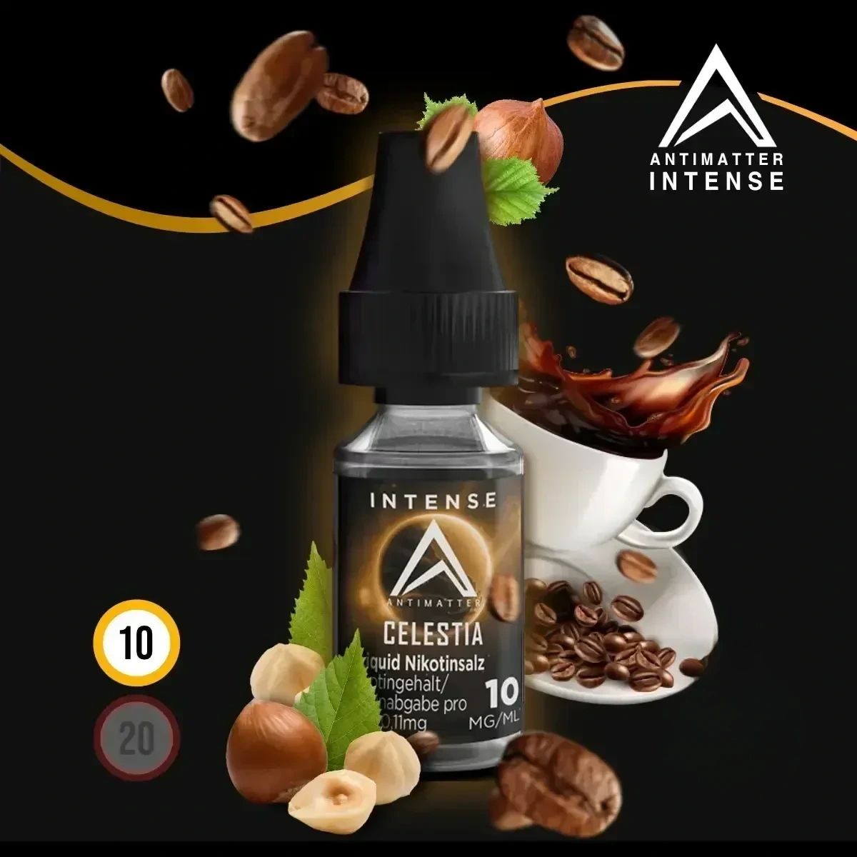 ANTIMATTER INTENSE Celestia Nikotinsalz Liquid 10 ml