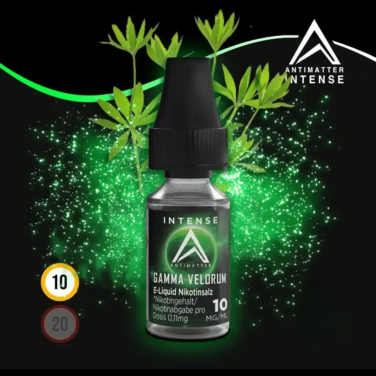 ANTIMATTER INTENSE Gamma Velorum Nikotinsalz Liquid 10 ml