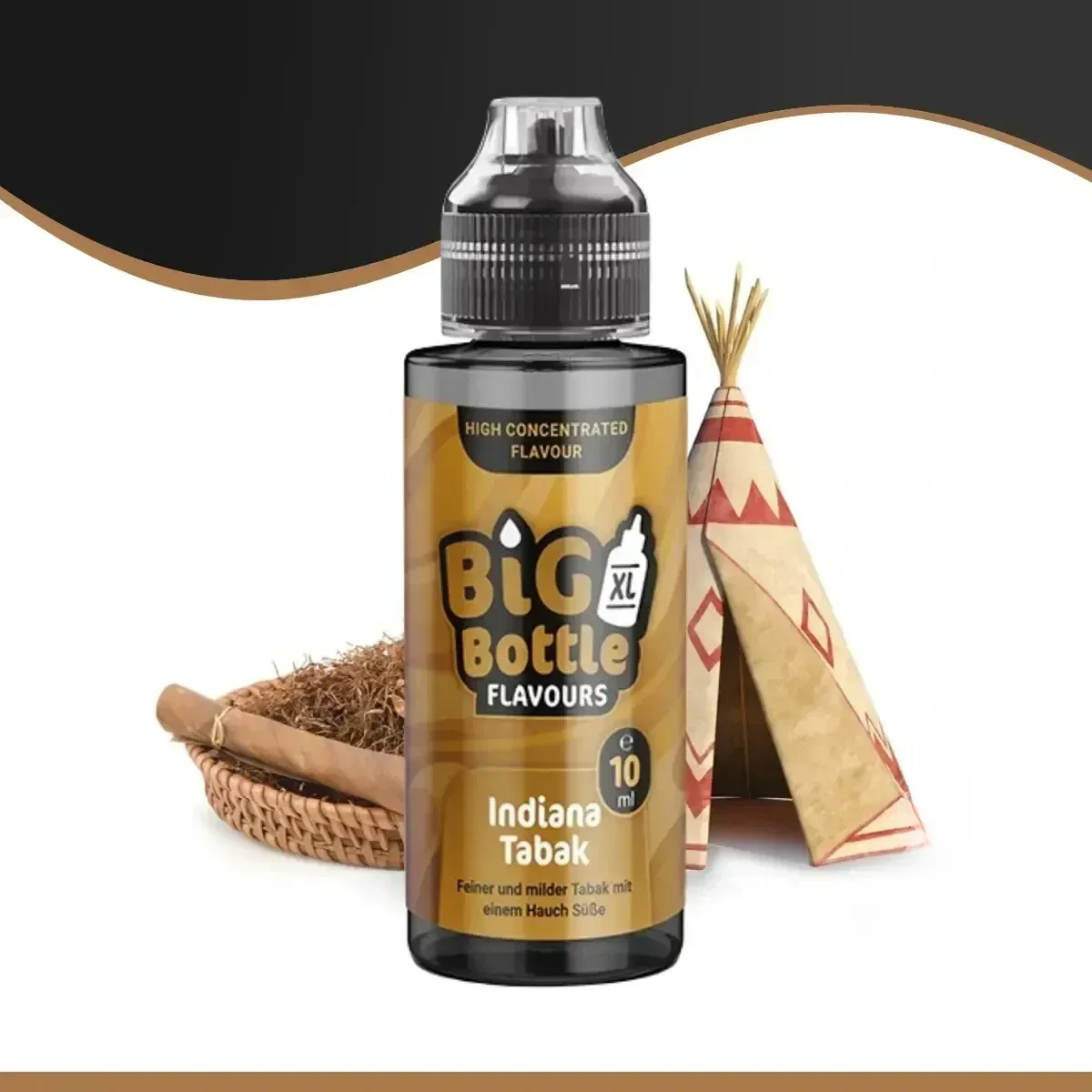 BIG BOTTLE FLAVOURS Indiana Tabak Aroma - 10 ml