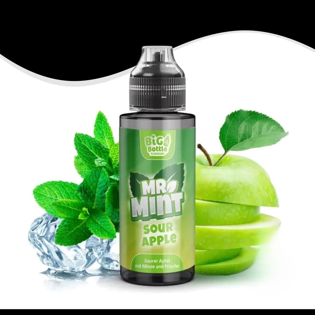 BIG BOTTLE FLAVOURS Mr. Mint Sour Apple Aroma - 10 ml