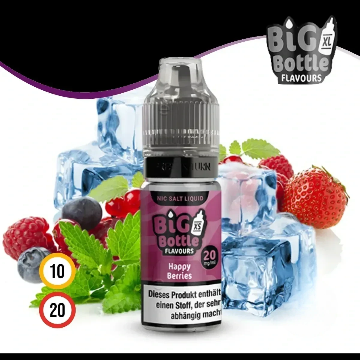 Big Bottle Happy Berries Liquid (Nic Salt)