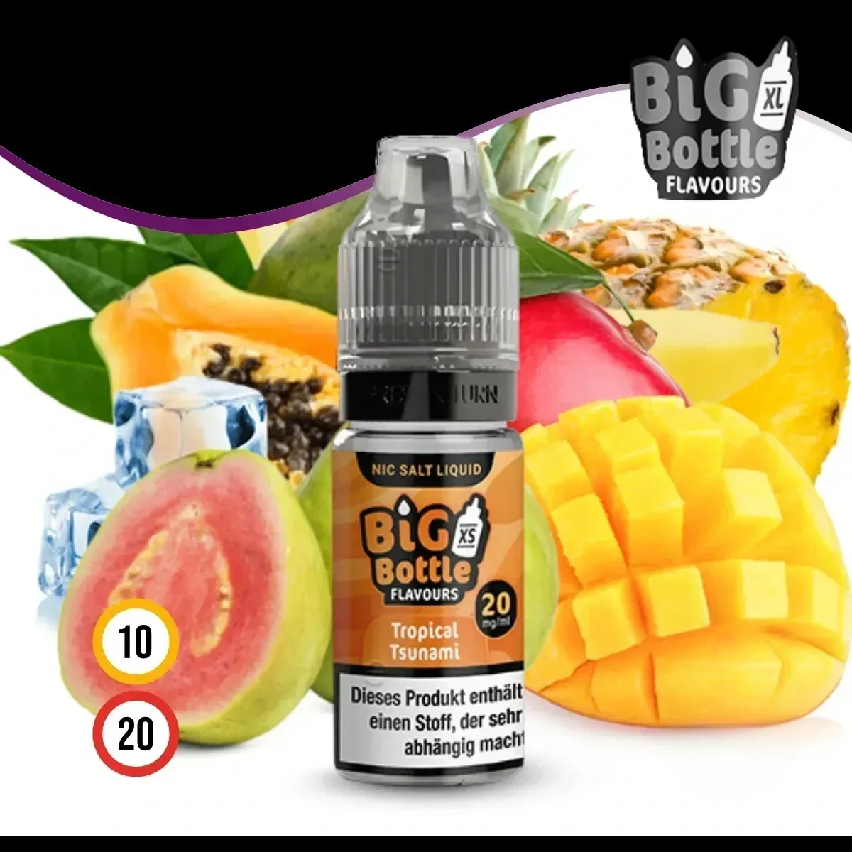 Big Bottle Tropical Tsunami Liquid (Nic Salt)