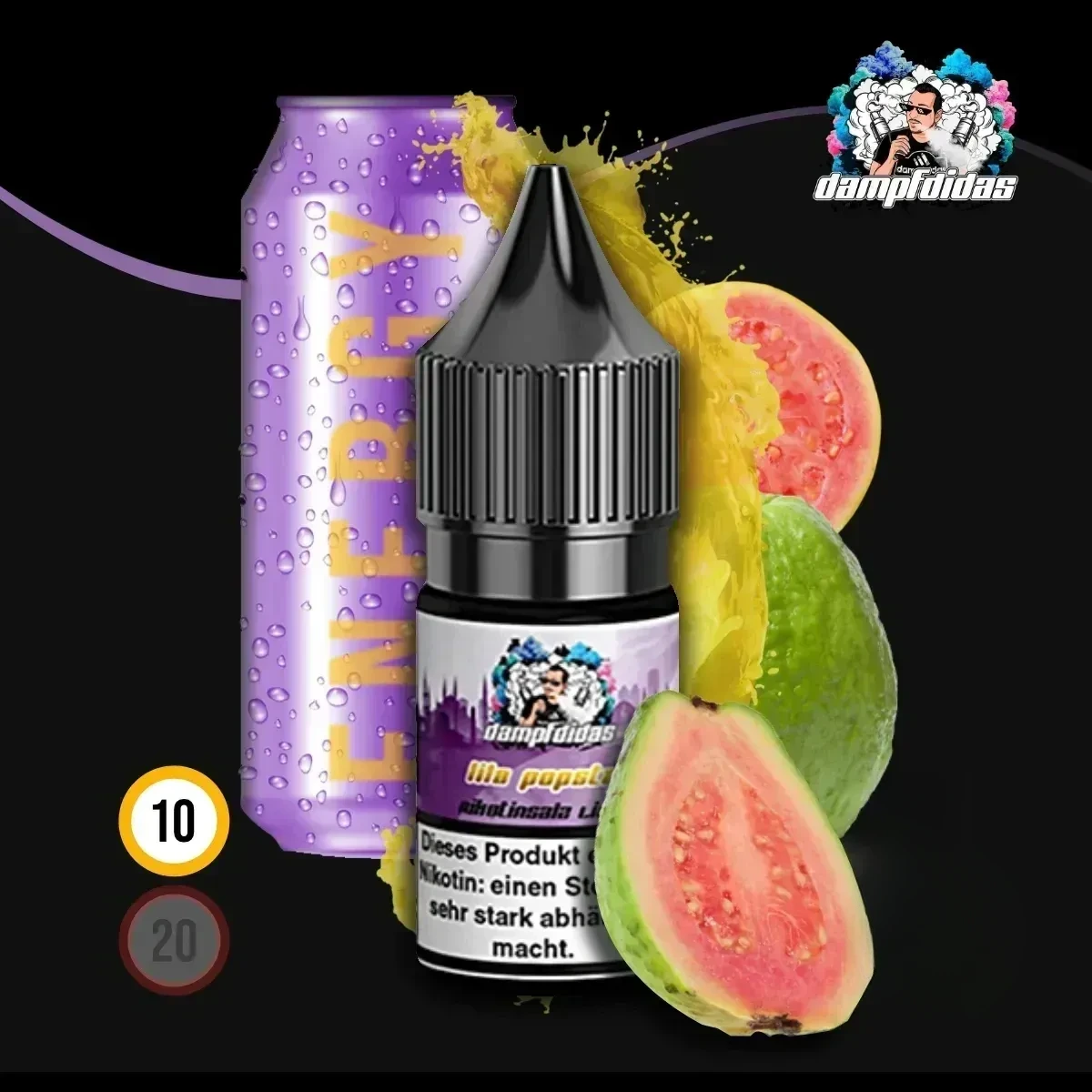 DAMPFDIDAS Lila Popstar Nikotinsalz Liquid - 10 ml