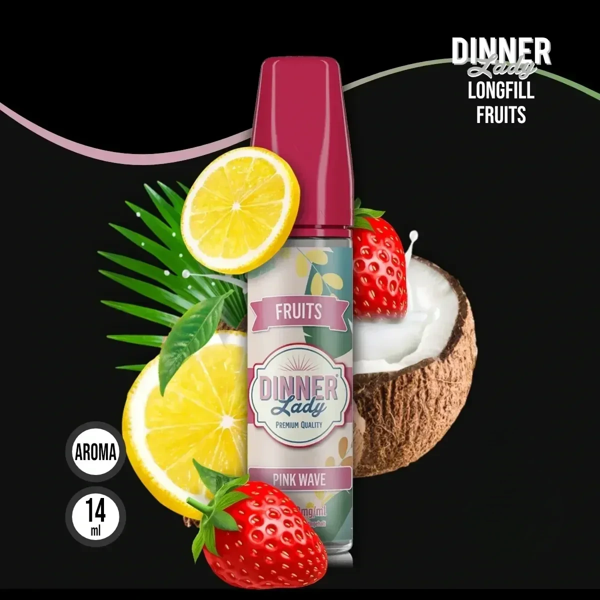 DINNER LADY FRUITS Pink Wave Aroma - 14 ml