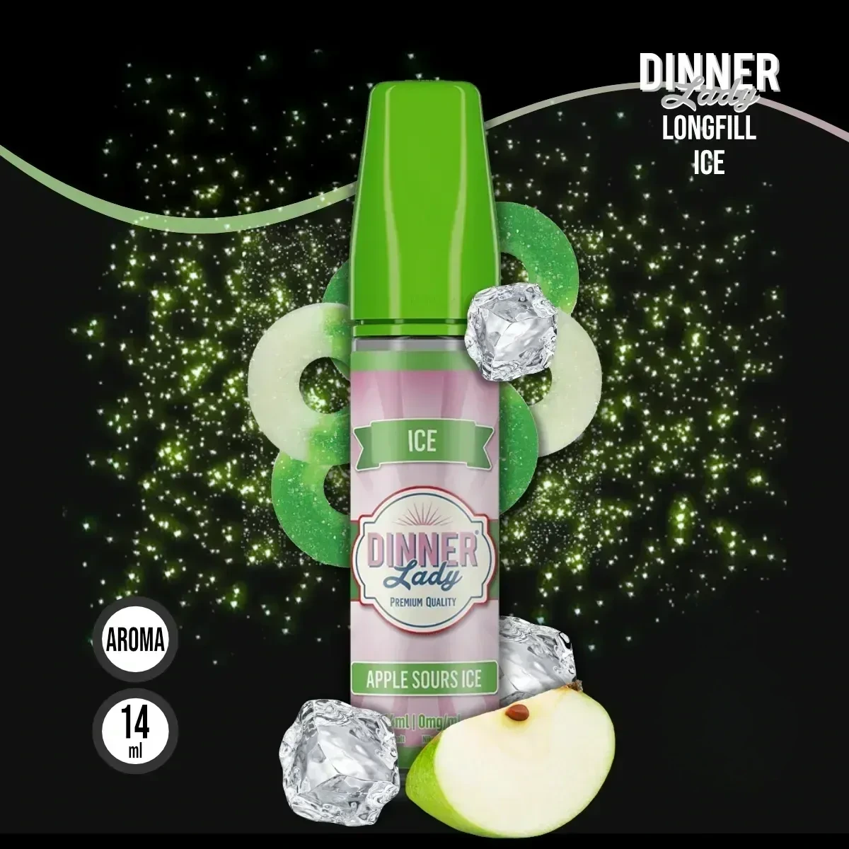 DINNER LADY ICE Apple Sours Aroma - 14 ml