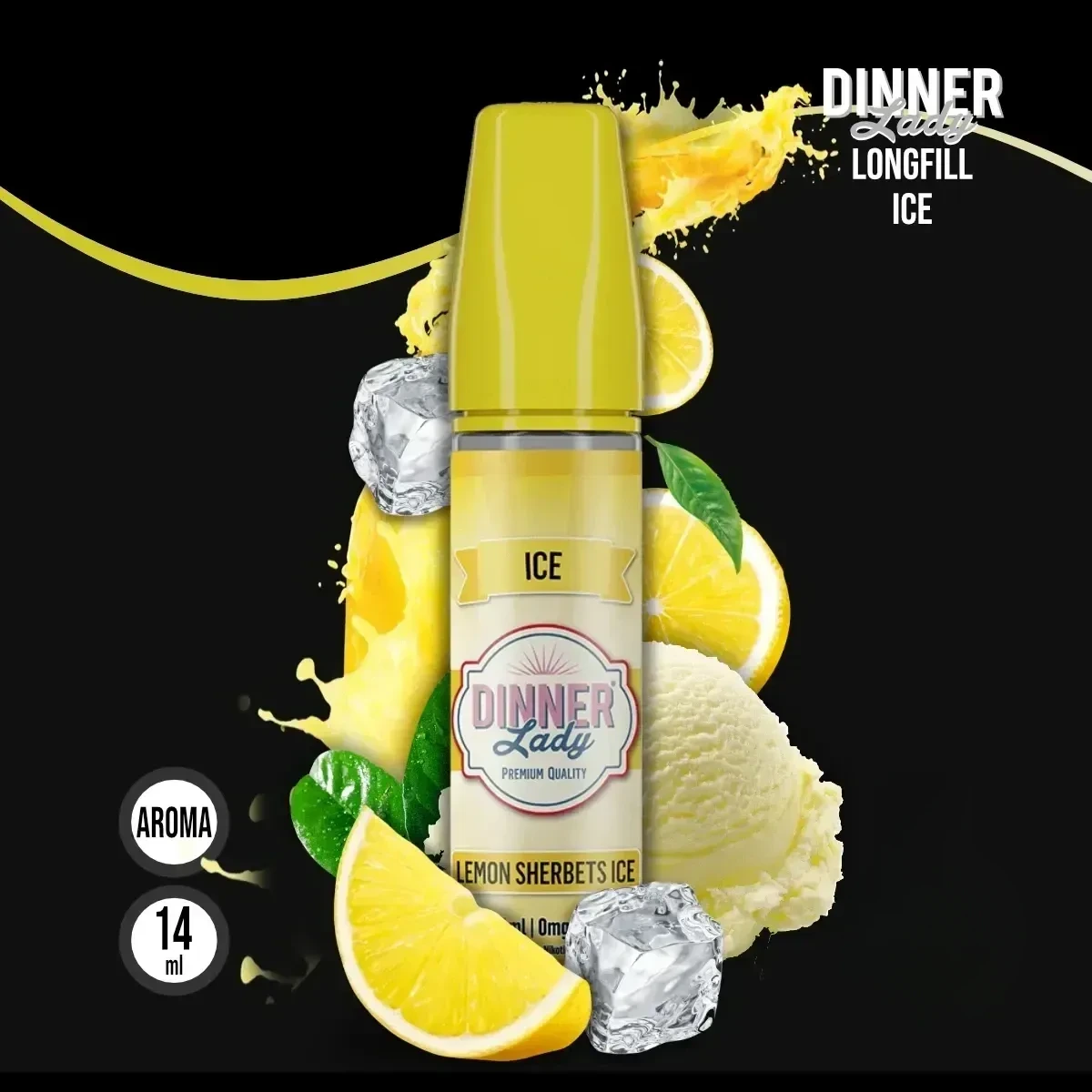 DINNER LADY ICE Lemon Sherbets Aroma - 14 ml