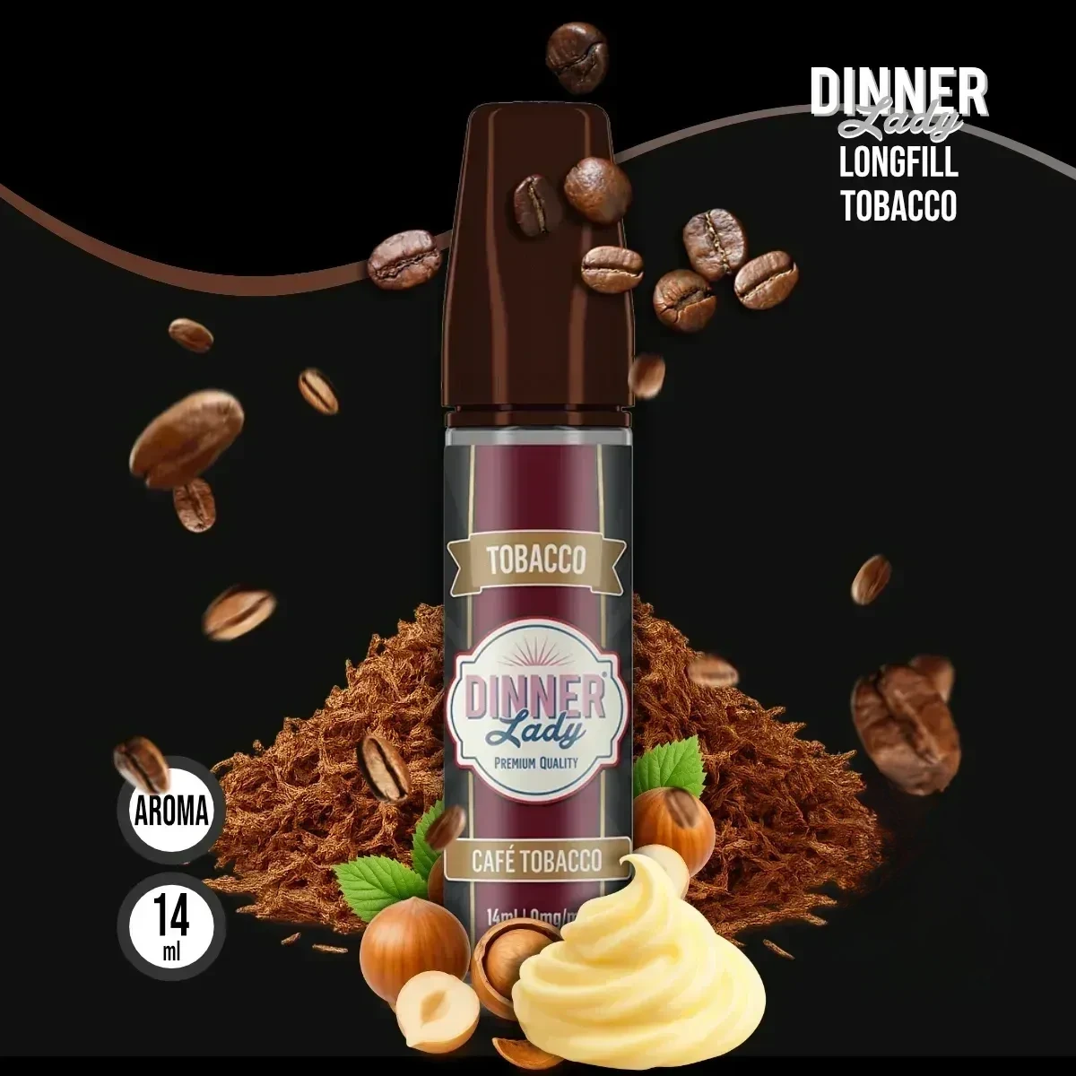 DINNER LADY TOBACCO Cafe Tobacco Aroma - 14 ml