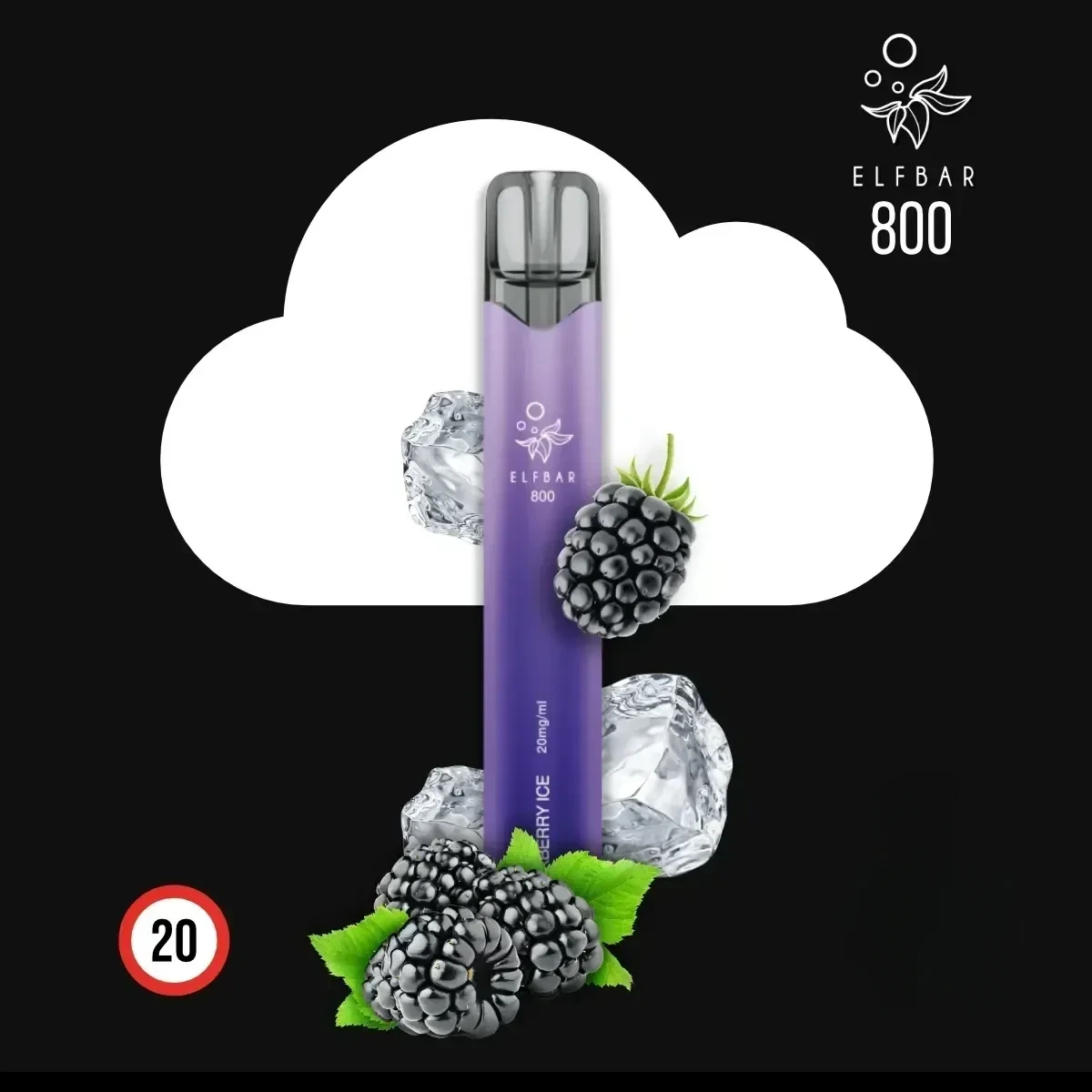 ELF BAR 800 Blackberry Ice