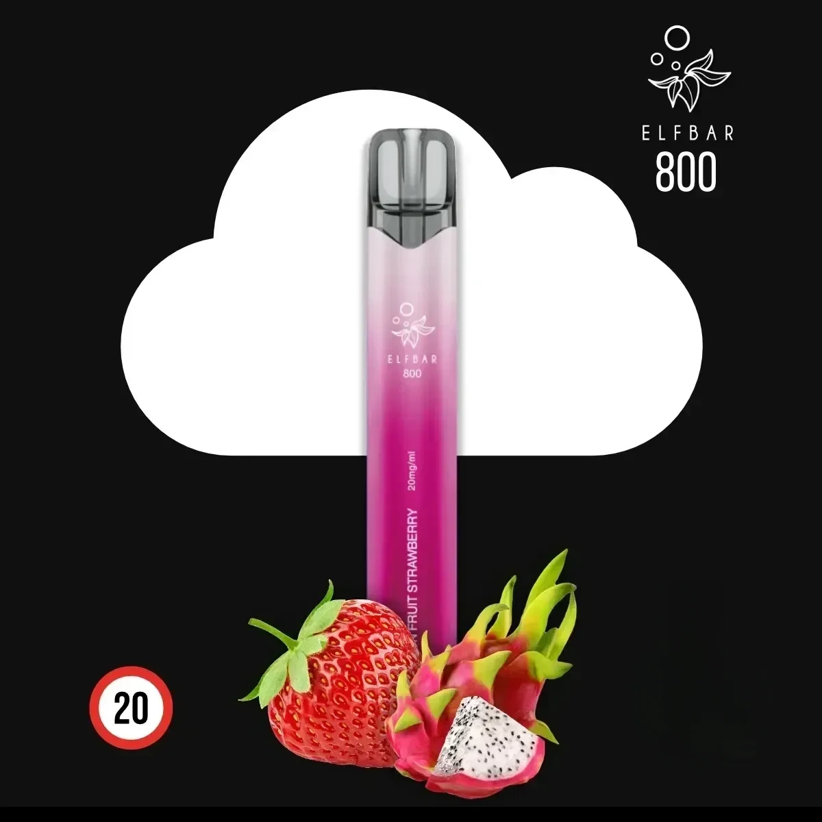 ELF BAR 800 Dragon Fruit Strawberry