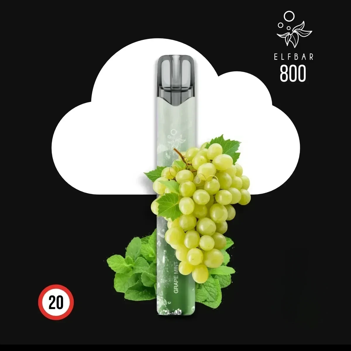 ELF BAR 800 Grape Mint