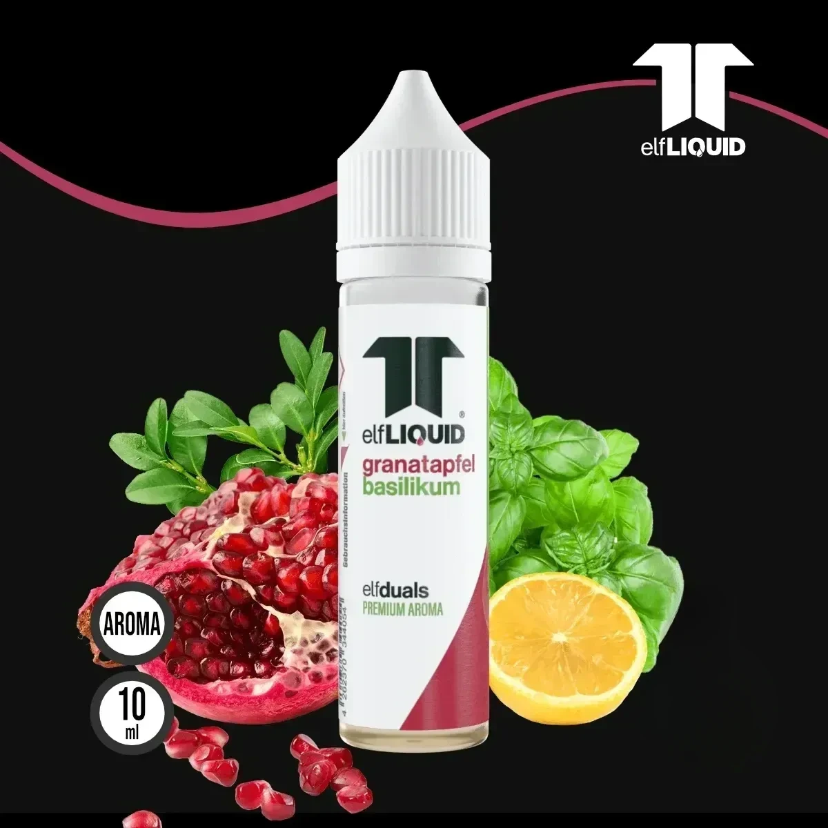 elf LIQUID Longfill Aroma Granatapfel Basilikum - 10 ml