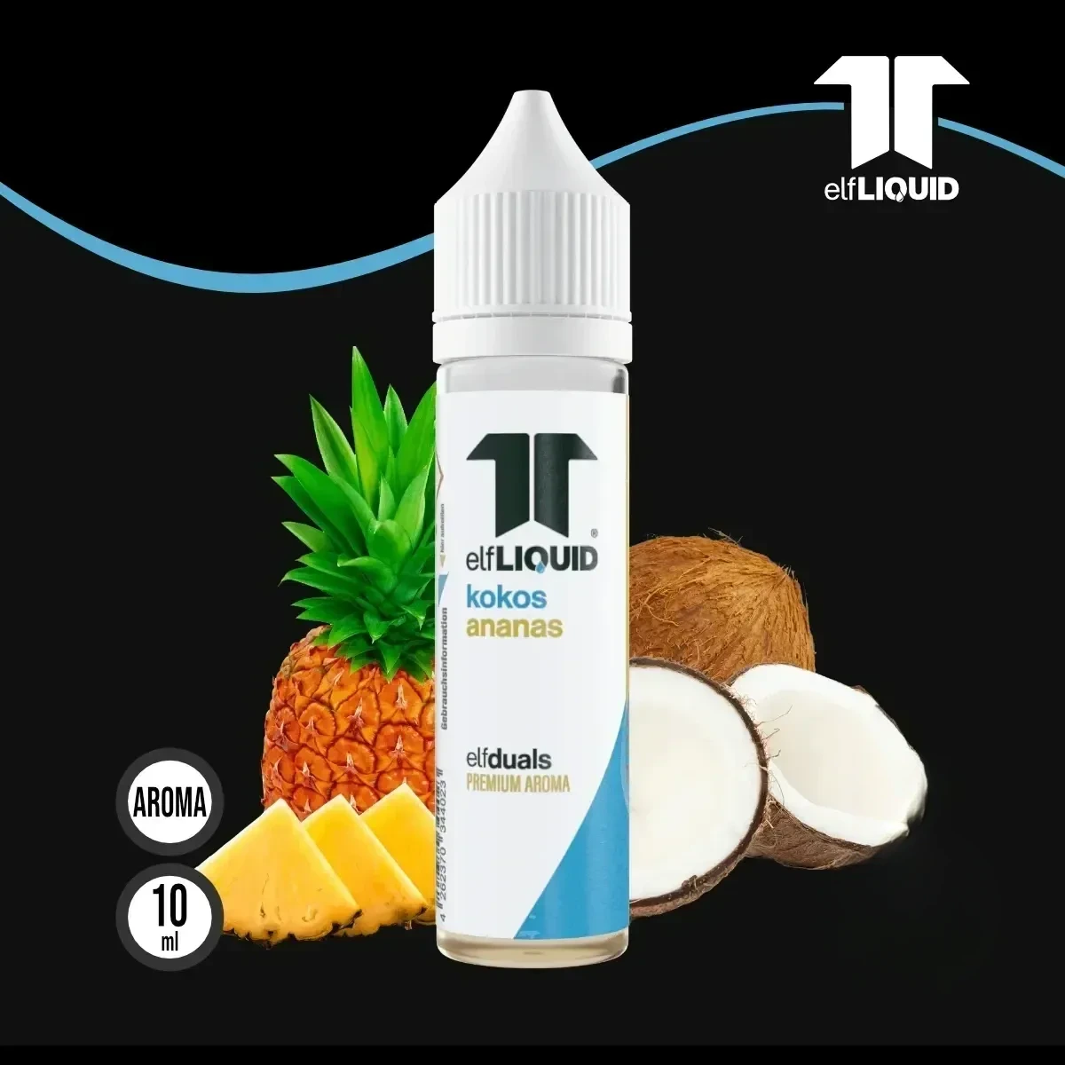 elf LIQUID Longfill Aroma Kokos Ananas - 10 ml