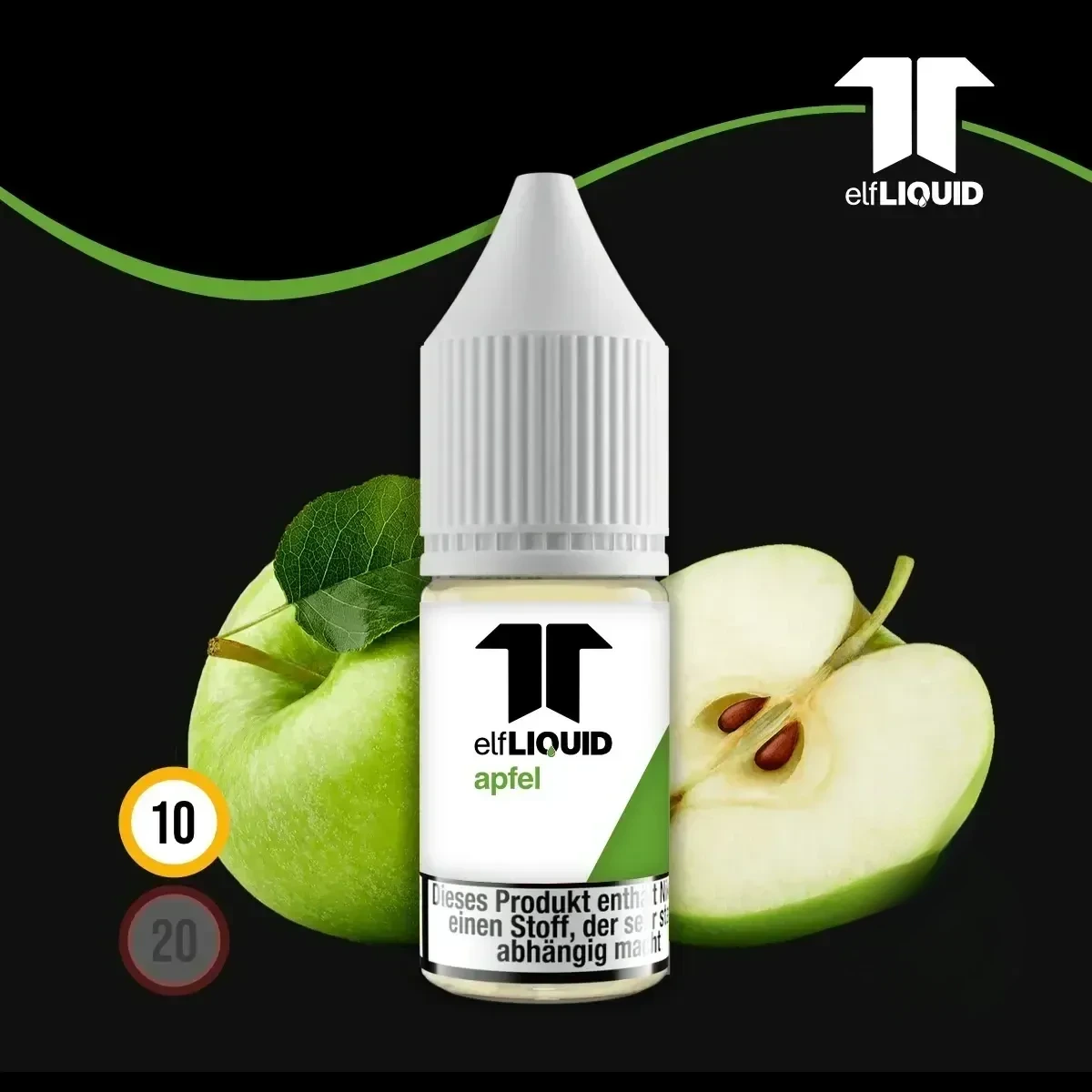 elf LIQUID Nikotinsalz Apfel - 10 ml