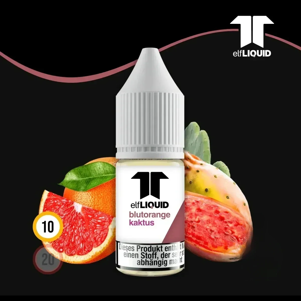 elf LIQUID Nikotinsalz Blutorange Kaktus - 10 ml