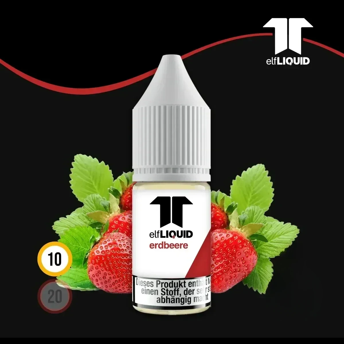 elf LIQUID Nikotinsalz Erdbeere - 10 ml