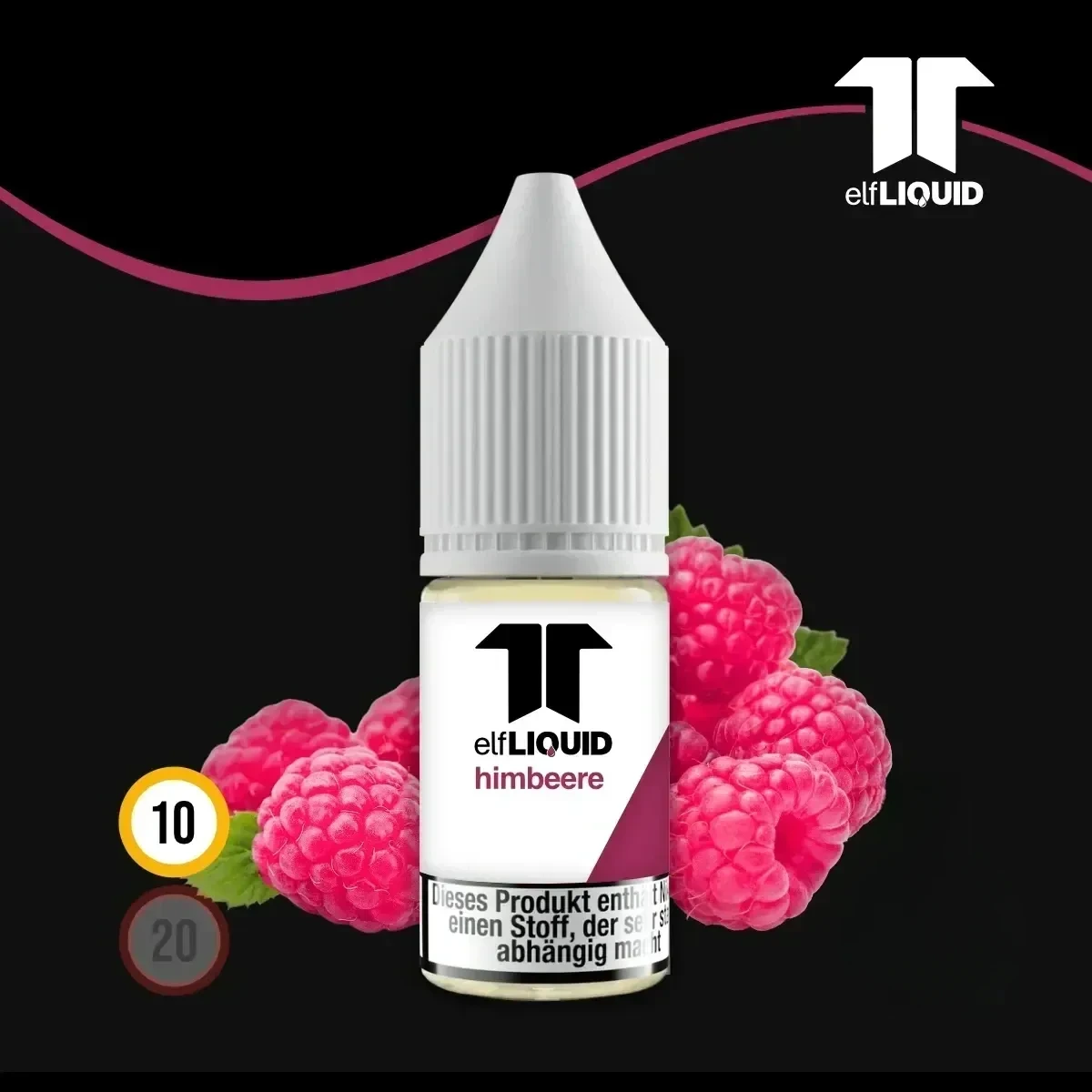 elf LIQUID Nikotinsalz Himbeere - 10 ml