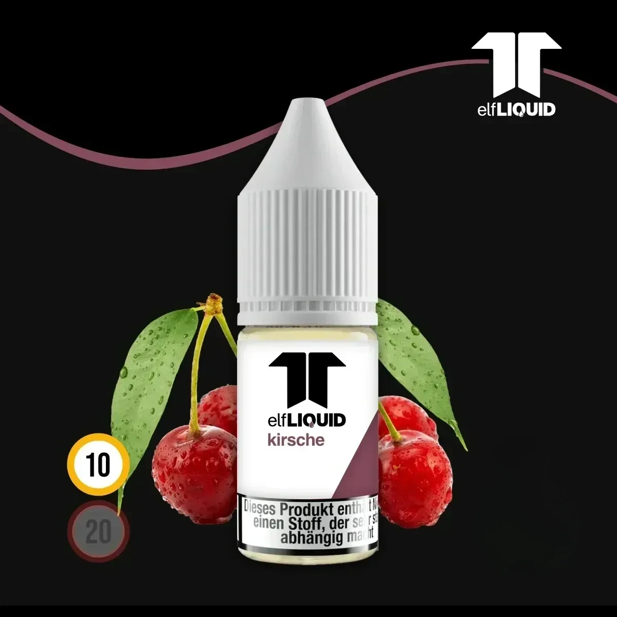elf LIQUID Nikotinsalz Kirsche - 10 ml