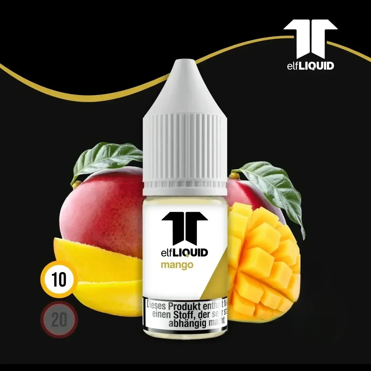 elf LIQUID Nikotinsalz Mango - 10 ml