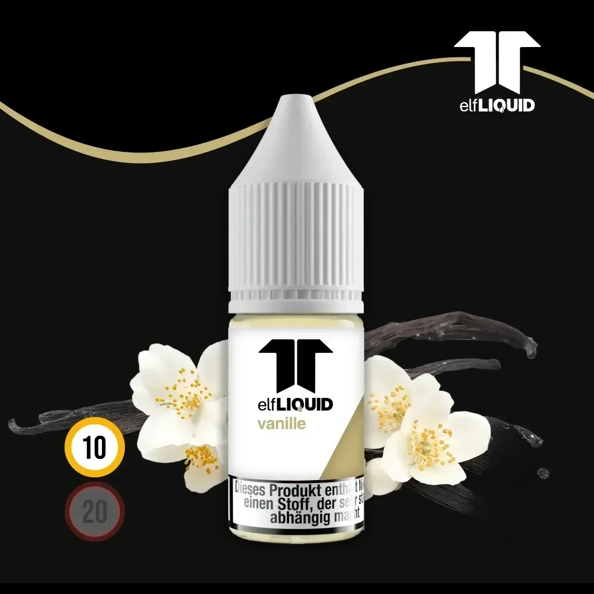 elf LIQUID Nikotinsalz Vanille - 10 ml