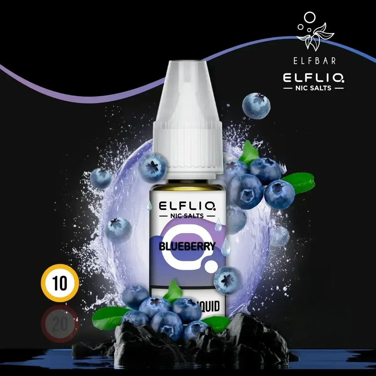 ELFLIQ by Elfbar Blueberry Nikotinsalz Liquid - 10 ml