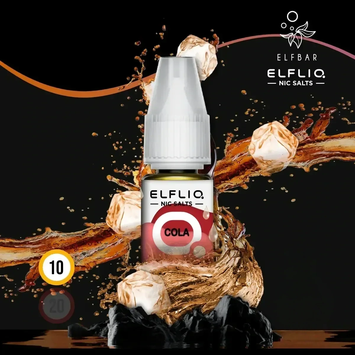 ELFLIQ by Elfbar Cola Nikotinsalz Liquid - 10 ml