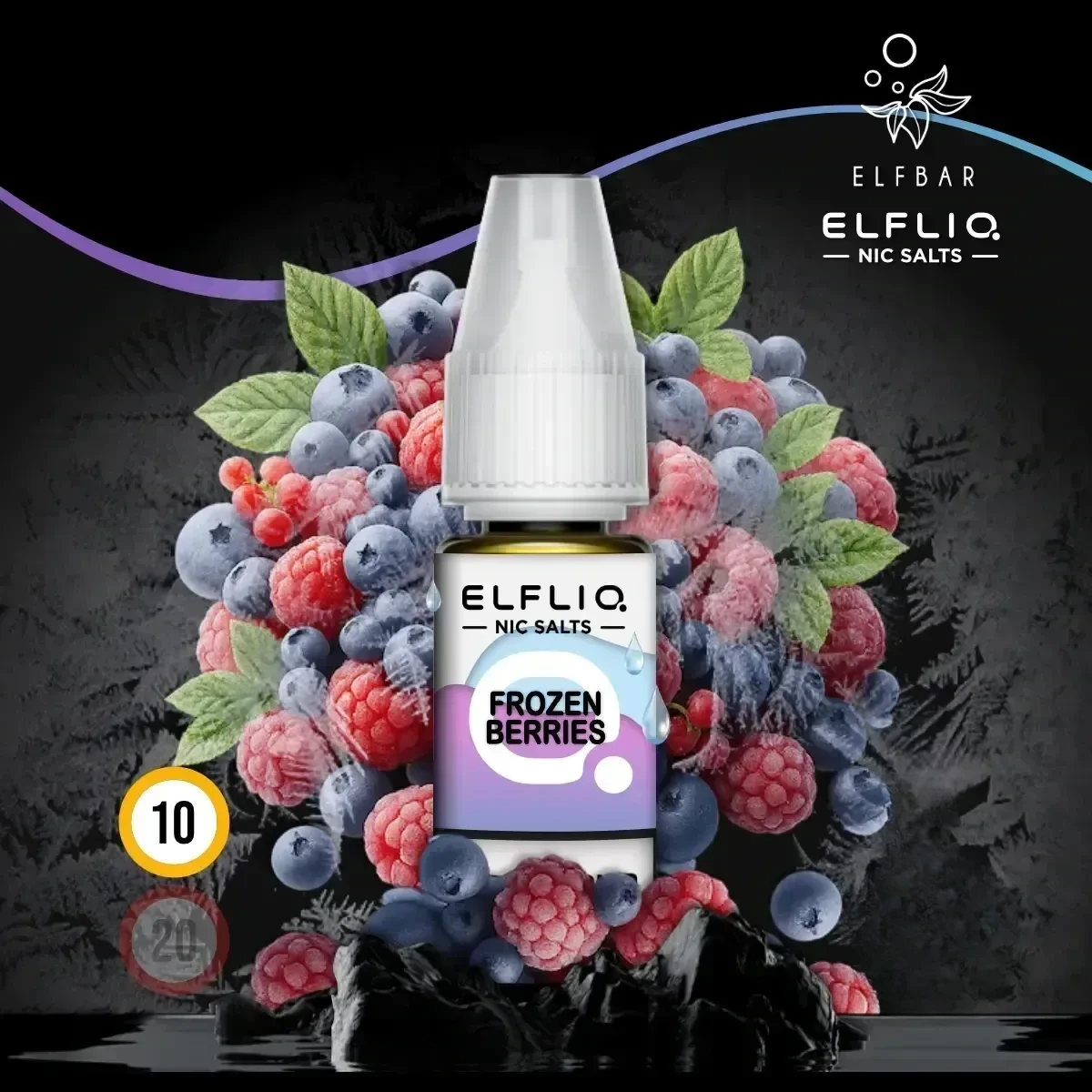 ELFLIQ by Elfbar Frozen Berries Nikotinsalz Liquid - 10 ml