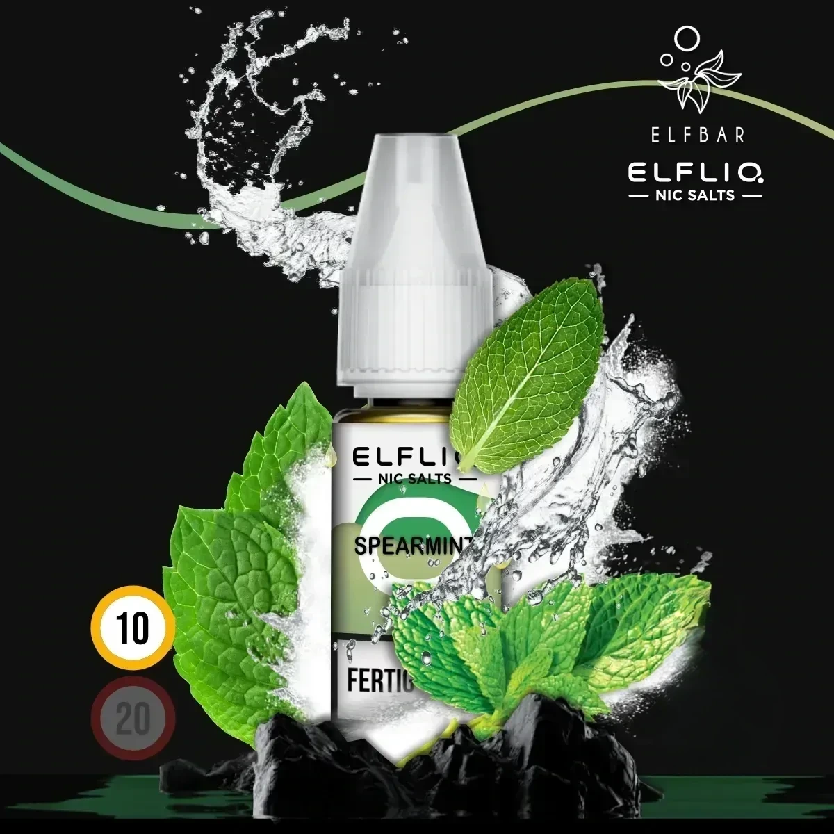 ELFLIQ by Elfbar Spearmint Nikotinsalz Liquid - 10 ml