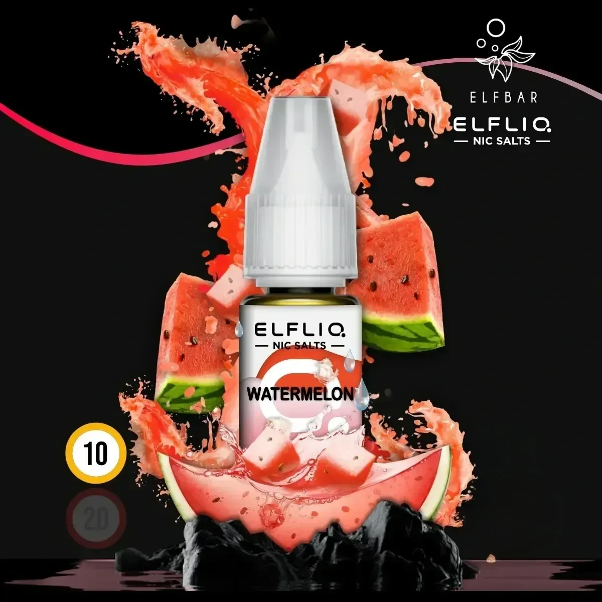 ELFLIQ by Elfbar Watermelon Nikotinsalz Liquid - 10 ml