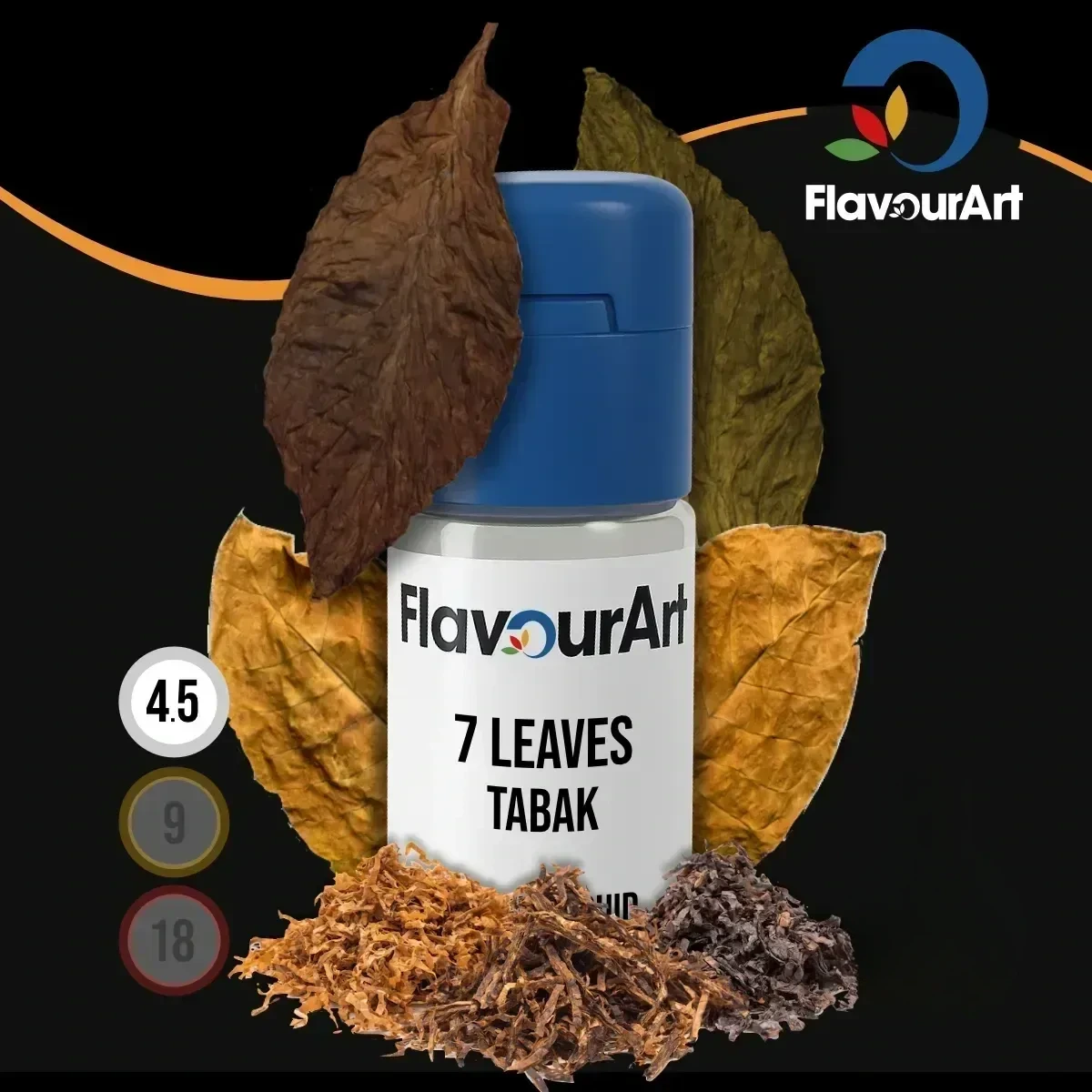 FlavourArt Nikotin Liquid 7 Leaves - 10 ml