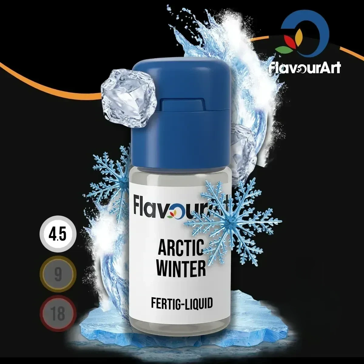 FlavourArt Nikotin Liquid Arctic Winter - 10 ml