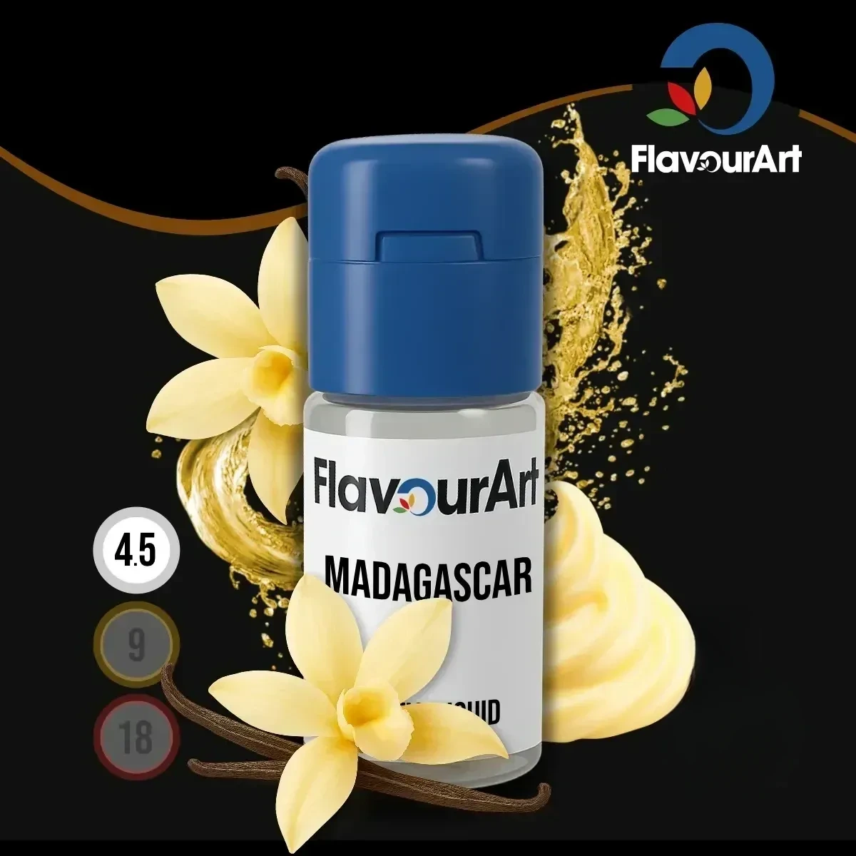FlavourArt Nikotin Liquid Madagascar - 10 ml