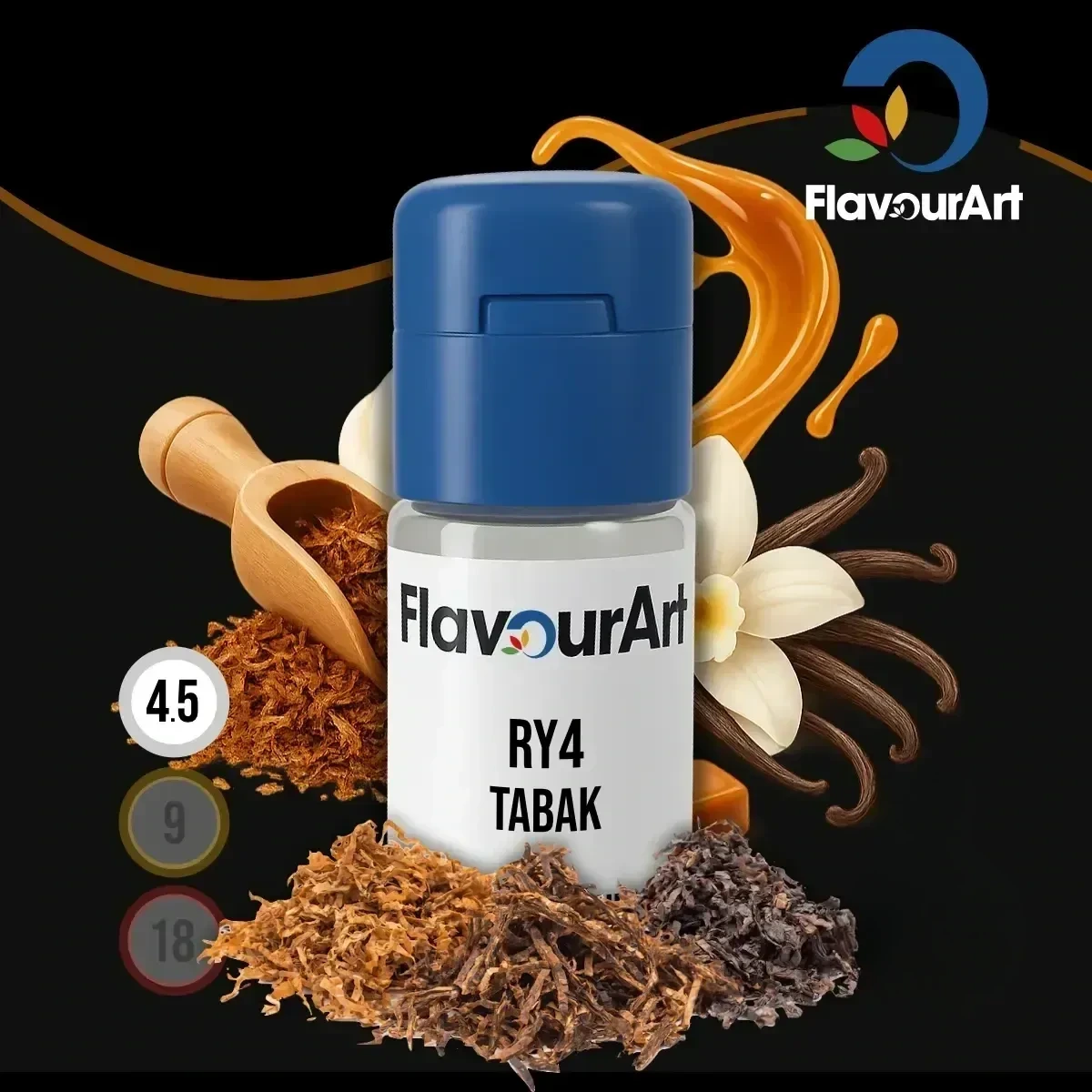 FlavourArt Nikotin Liquid RY4 - 10 ml