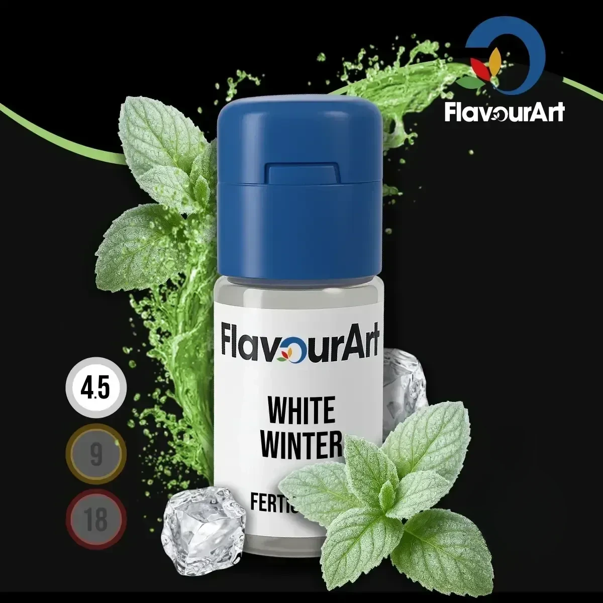 FlavourArt Nikotin Liquid White Winter - 10 ml