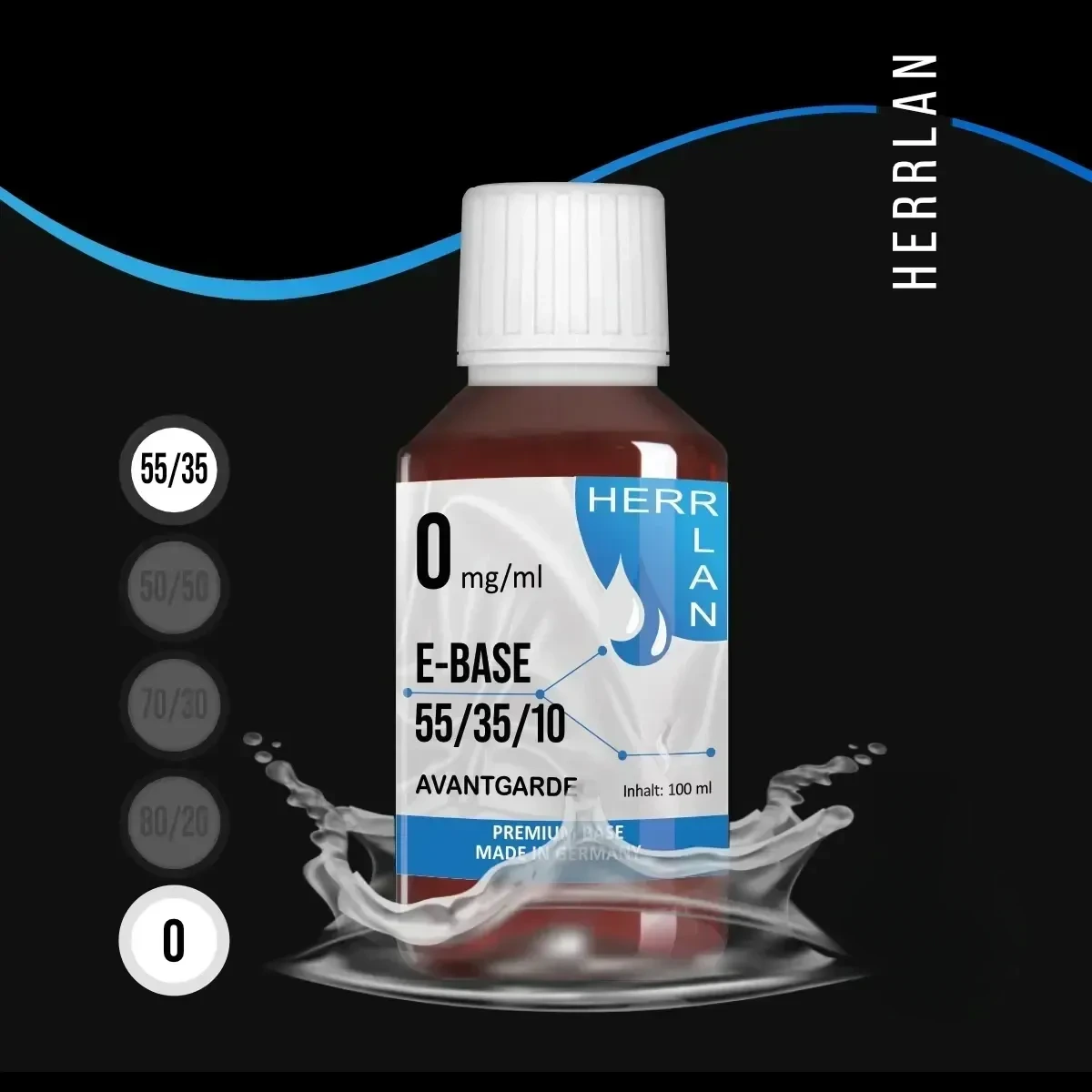 HERRLAN Base (OHNE Nikotin) - 100 ml