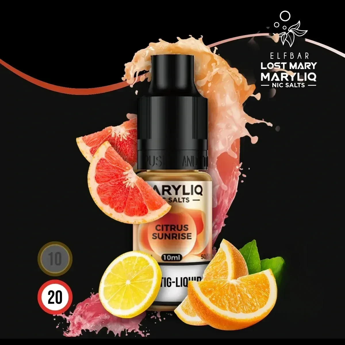 MARYLIQ by Lost Mary Nikotinsalz Liquid Citrus Sunrise - 10 ml