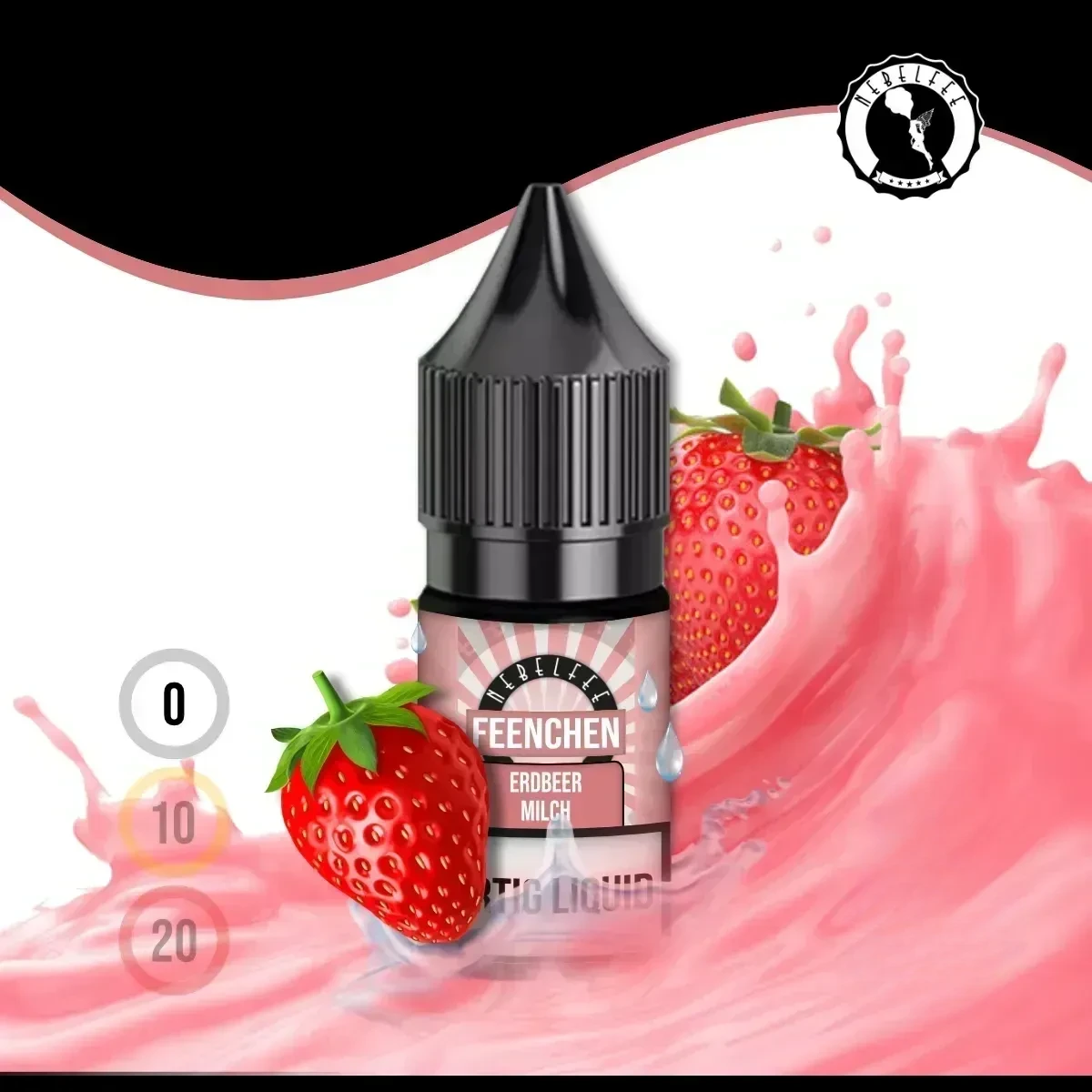 Nebelfee Erdbeermilch Feenchen Liquid - 10 ml