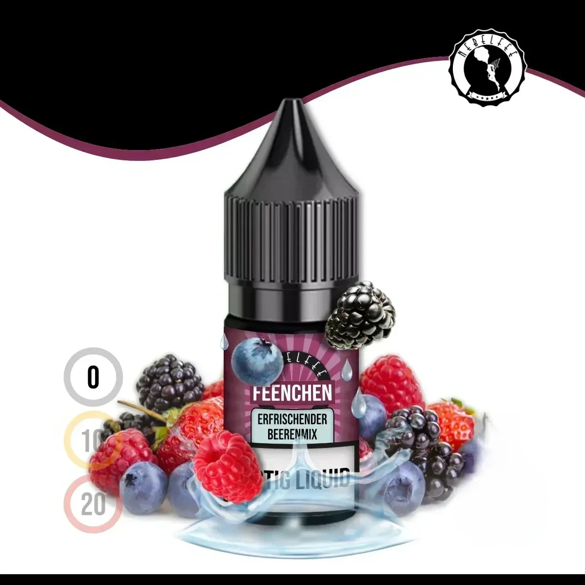 Nebelfee Erfrischender Beerenmix Feenchen Liquid - 10 ml