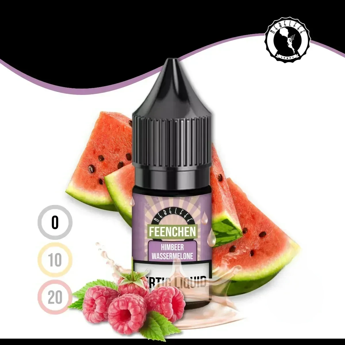 Nebelfee Himbeer Wassermelone Feenchen Liquid - 10 ml