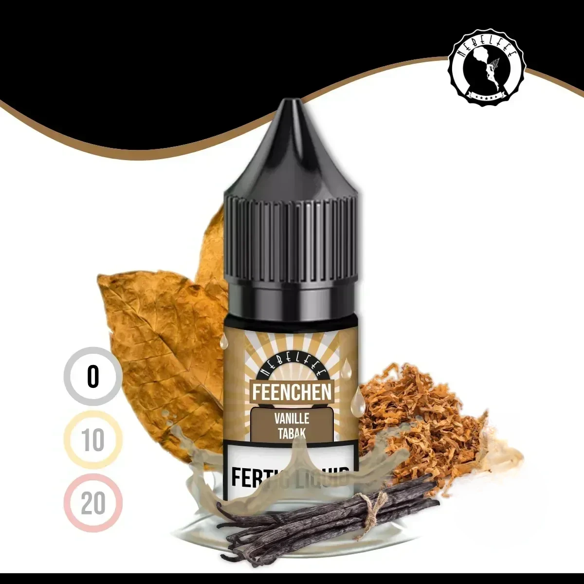 Nebelfee Vanille Tabak Feenchen Liquid - 10 ml