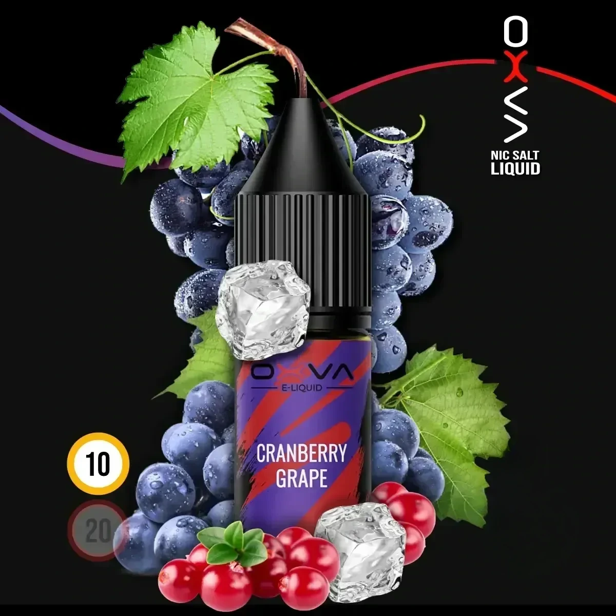 OXVA Cranberry Grape Nic Salt Liquid