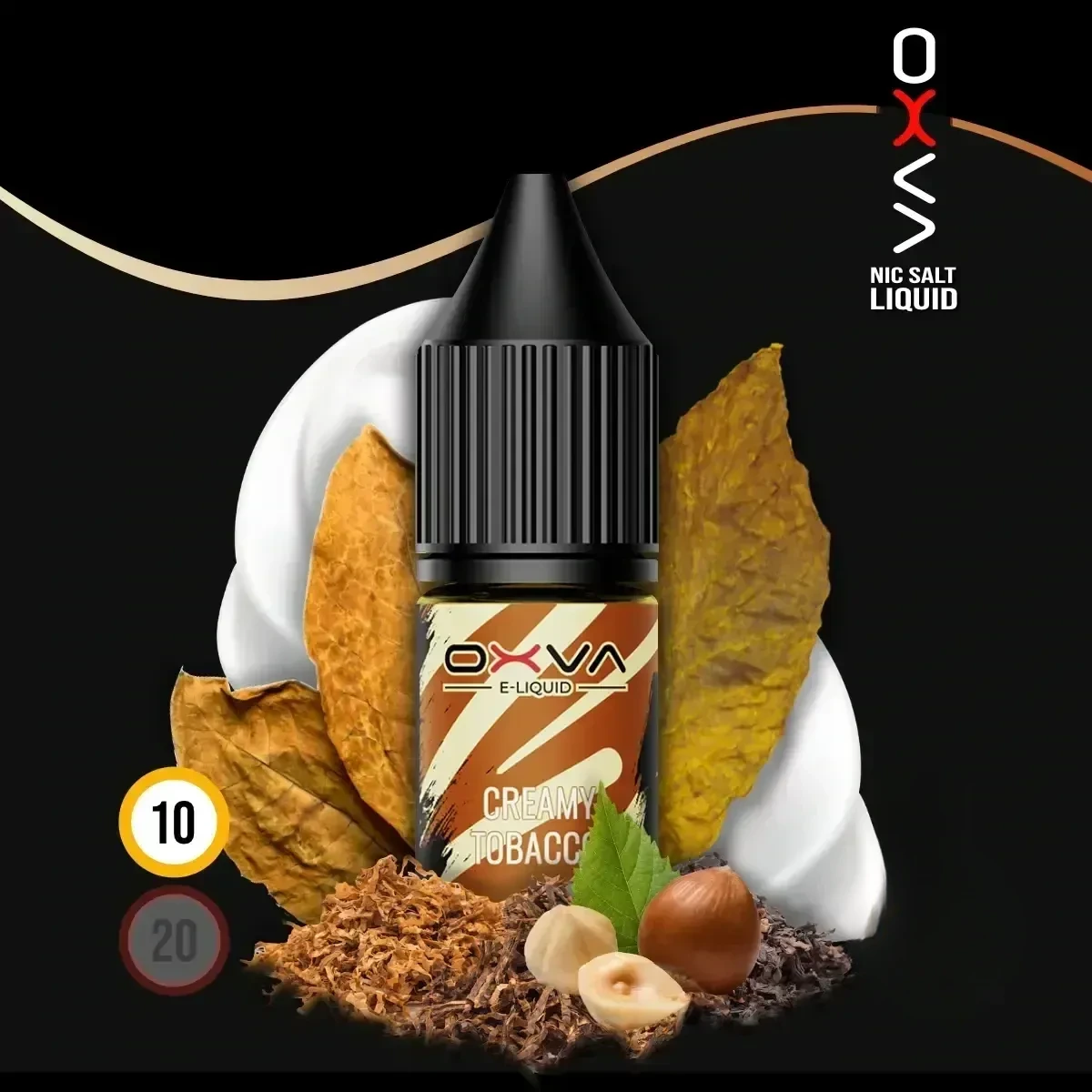 OXVA Creamy Tobacco Nic Salt Liquid