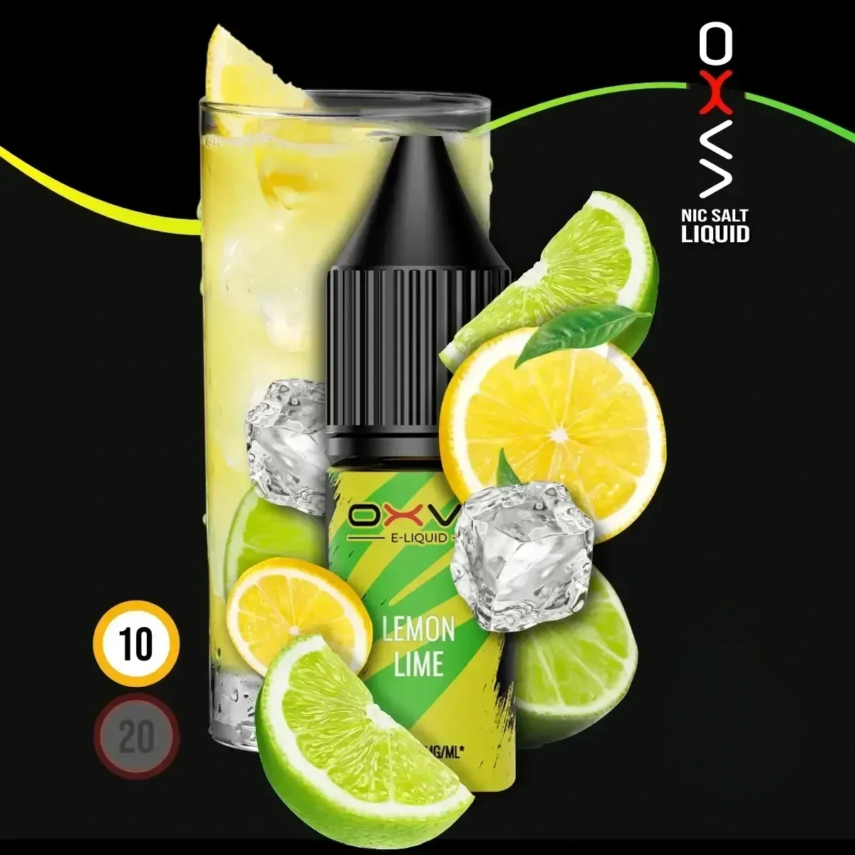 OXVA Lemon Lime Nic Salt Liquid